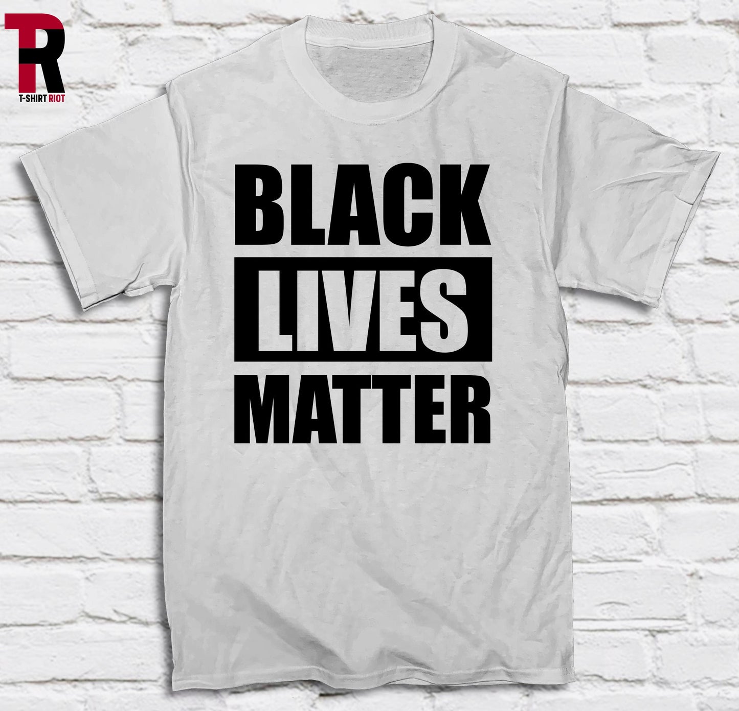 BLACK LIVES MATTER Unisex Soft Style T-Shirt | Black Ink - SKU