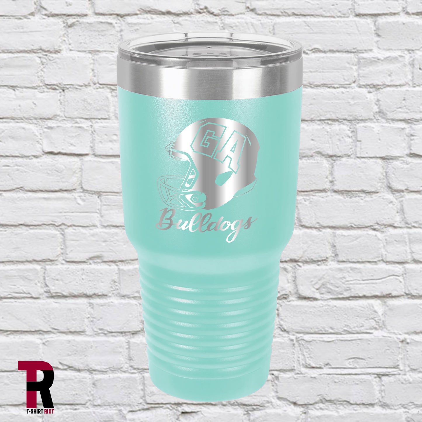 Bulldogs Hard Hit Laser Engraved 30oz Tumbler | University of Georgia-SKU