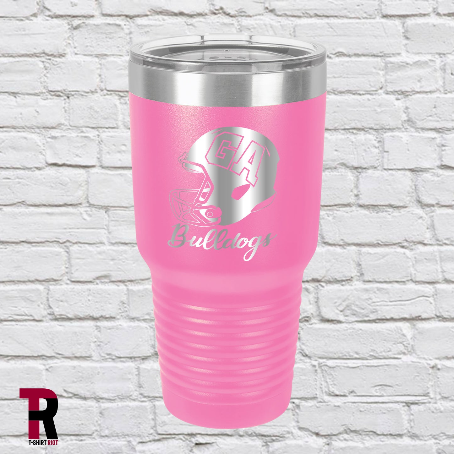 Bulldogs Hard Hit Laser Engraved 30oz Tumbler | University of Georgia-SKU