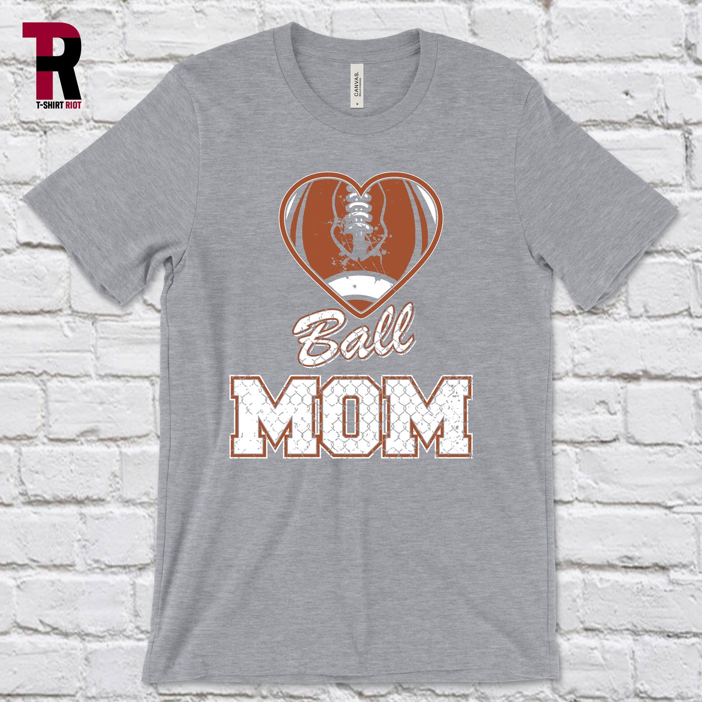 Football Mom Unisex Softstyle T-Shirt | Football Season - SKU