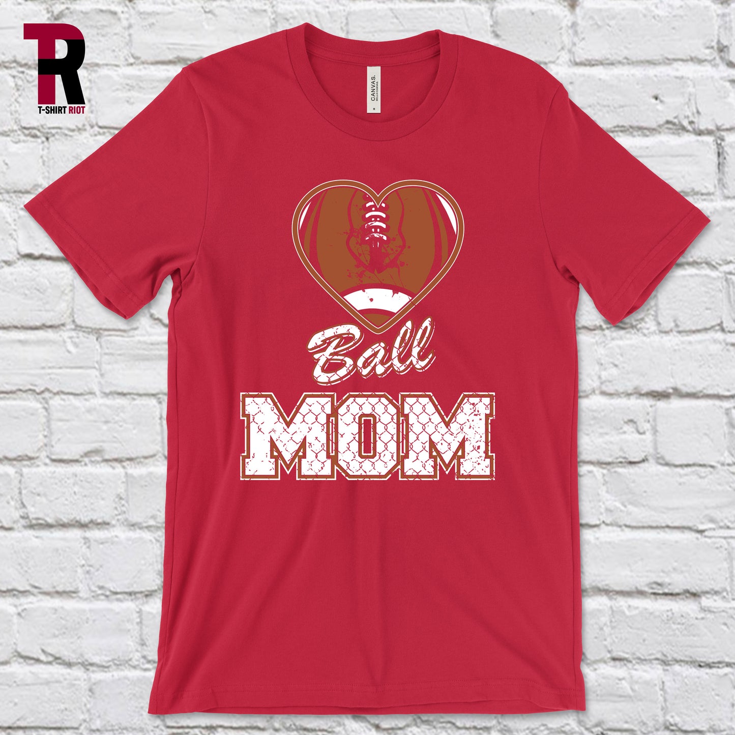 Football Mom Unisex Softstyle T-Shirt | Football Season - SKU