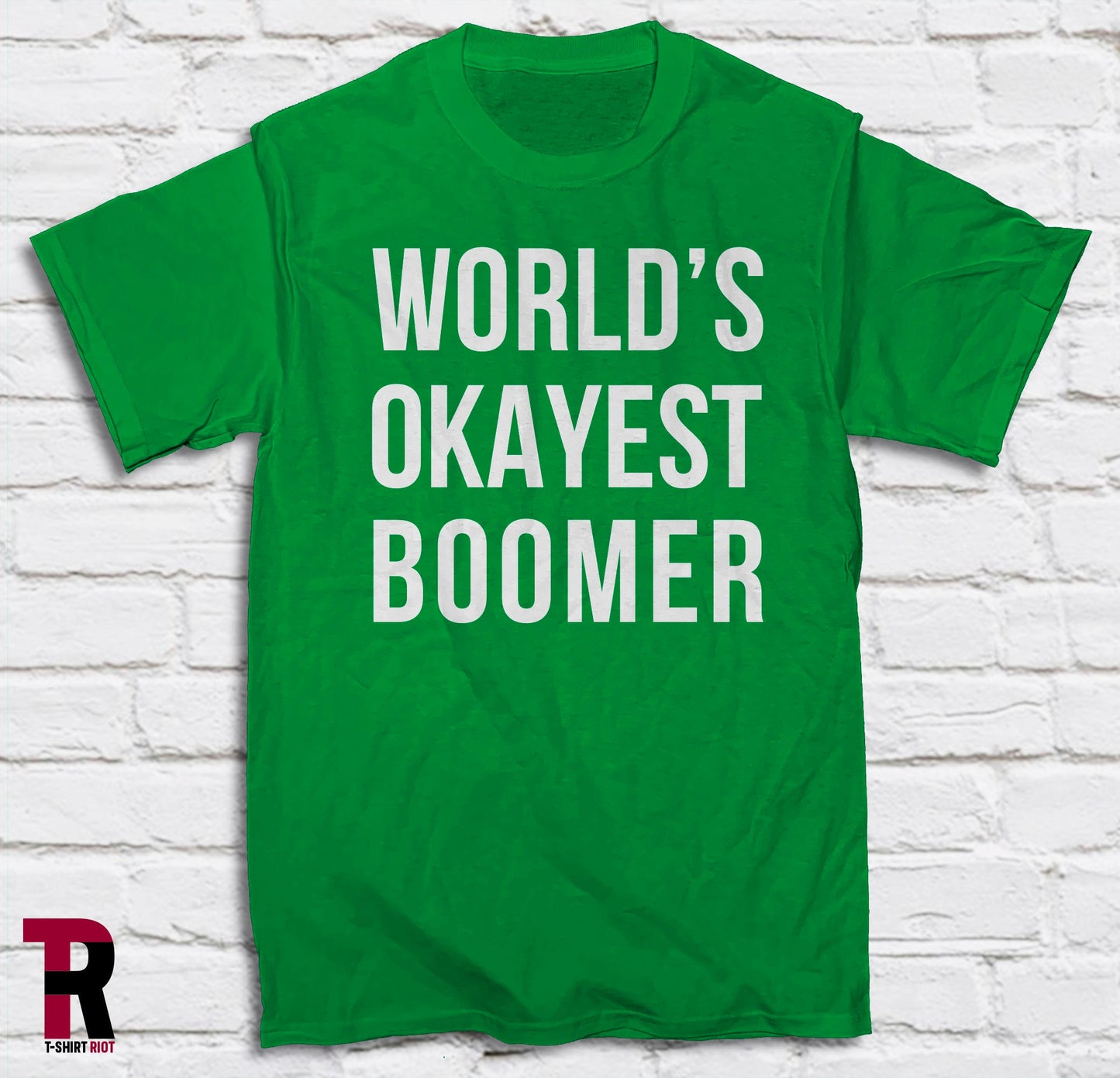 World's Okayest Boomer Unisex Softstyle T-Shirt | Baby Boomer Shirts - SKU