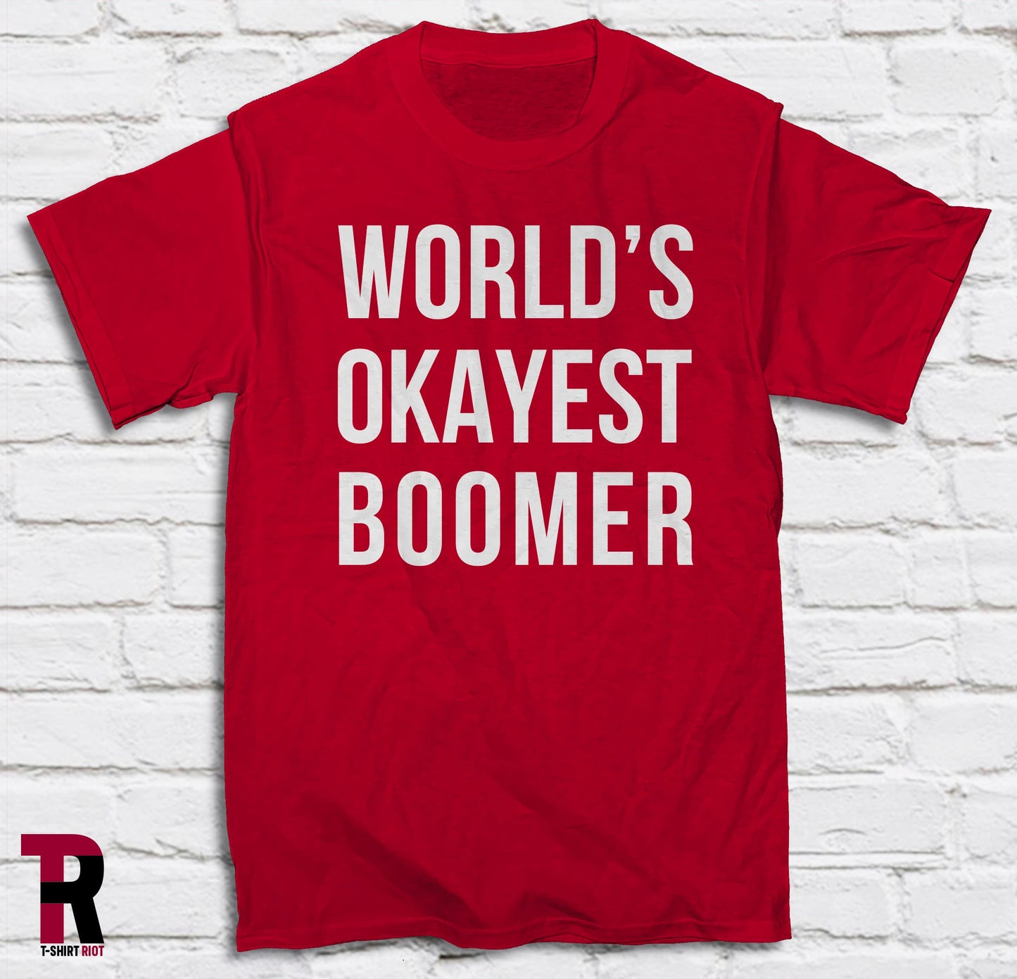 World's Okayest Boomer Unisex Softstyle T-Shirt | Baby Boomer Shirts - SKU