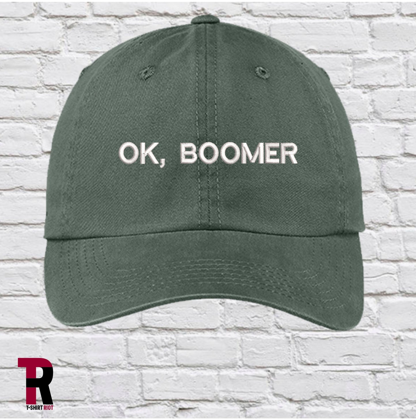 OK, Boomer | Low Profile Garment Washed Unstructured Hat - SKU