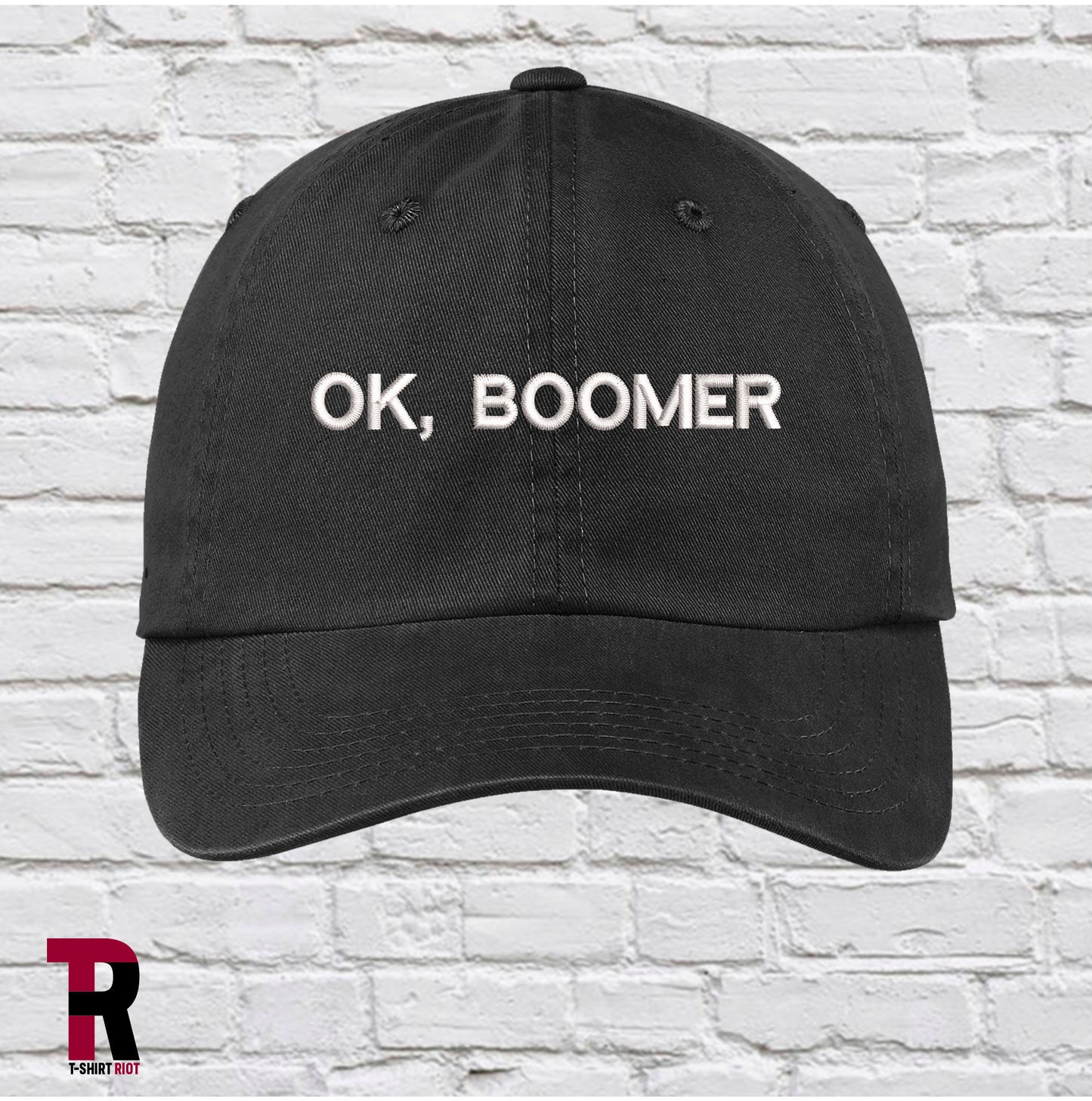 OK, Boomer | Low Profile Garment Washed Unstructured Hat - SKU