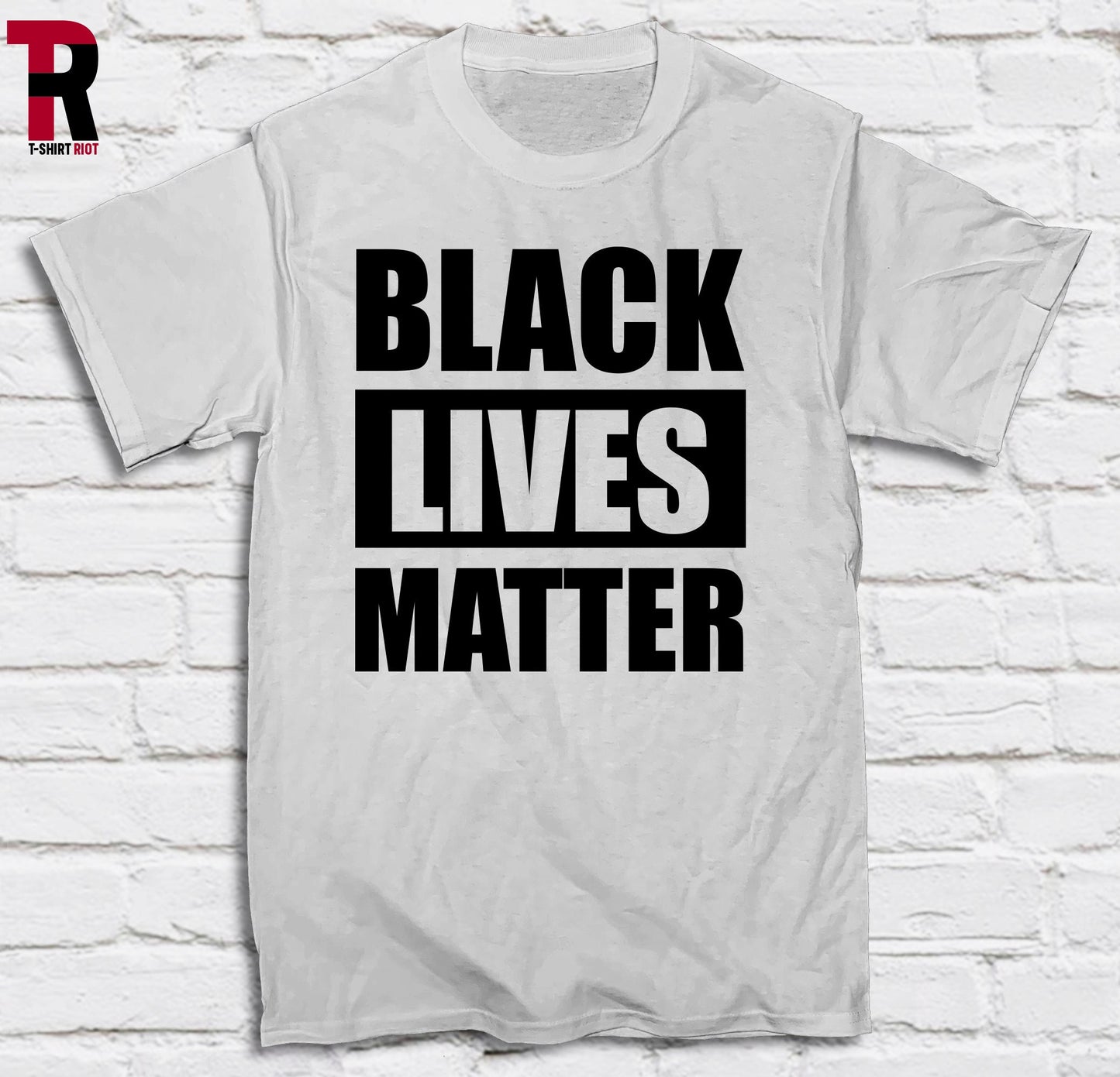 BLACK LIVES MATTER  Unisex Soft Style T-Shirt | Black Ink - SKU