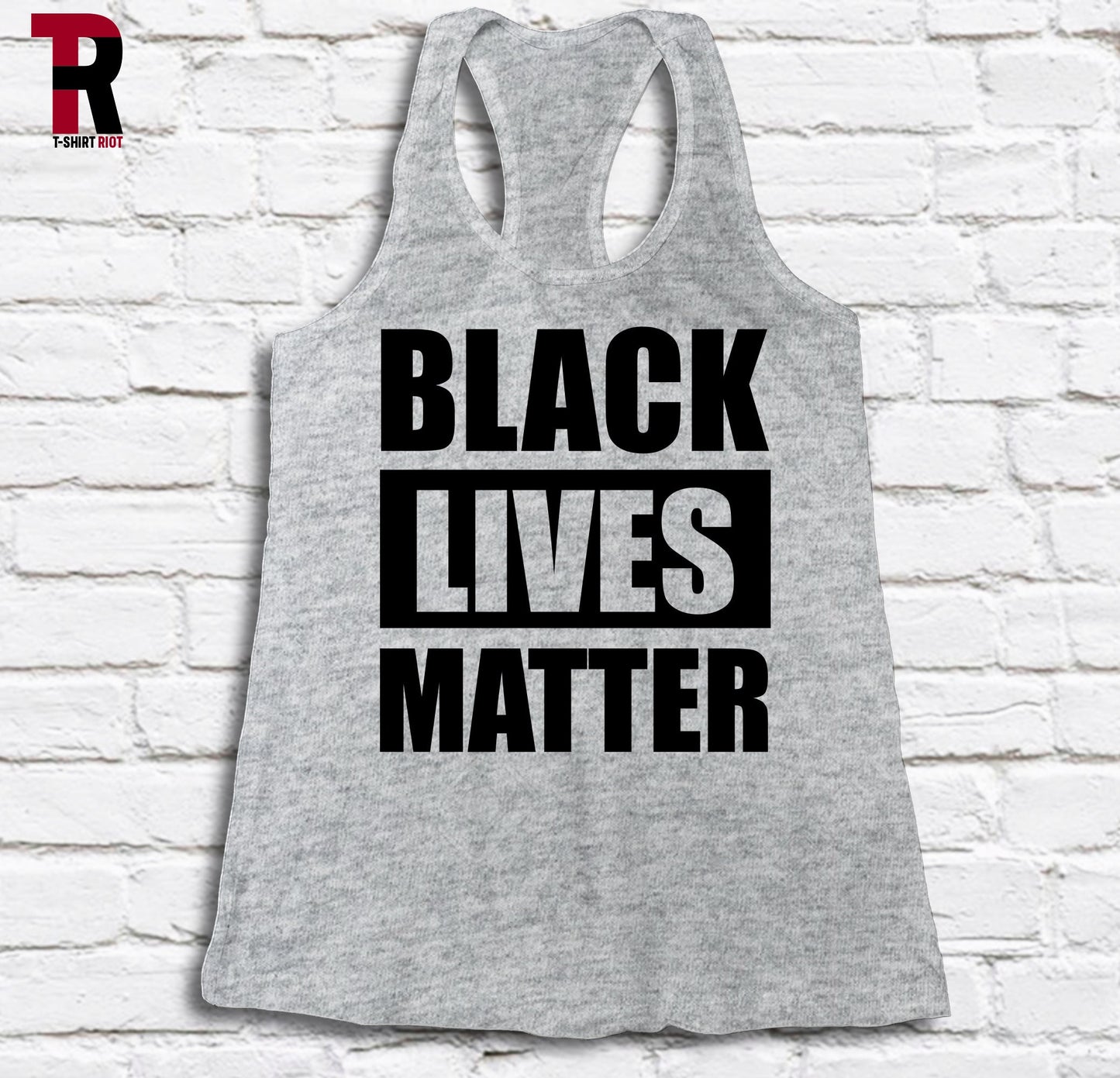 BLACK LIVES MATTER Women's Soft Style Tank | Black Ink - SKU