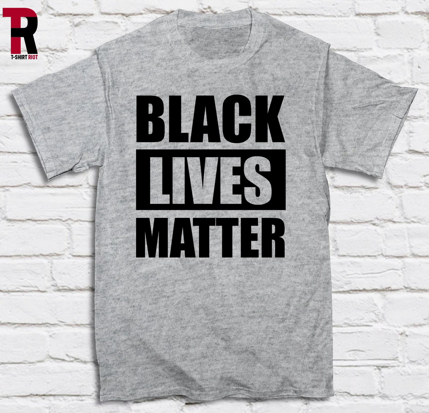 BLACK LIVES MATTER  Unisex Soft Style T-Shirt | Black Ink - SKU