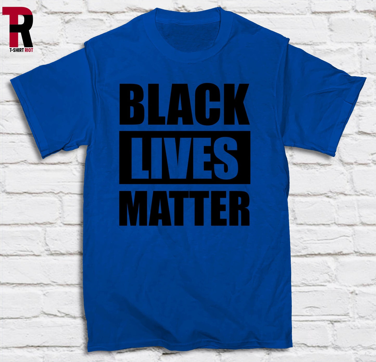 BLACK LIVES MATTER  Unisex Soft Style T-Shirt | Black Ink - SKU