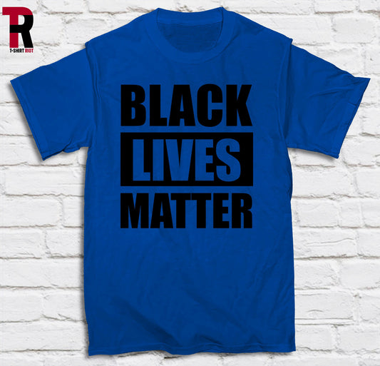 BLACK LIVES MATTER  Unisex Soft Style T-Shirt | Black Ink - SKU