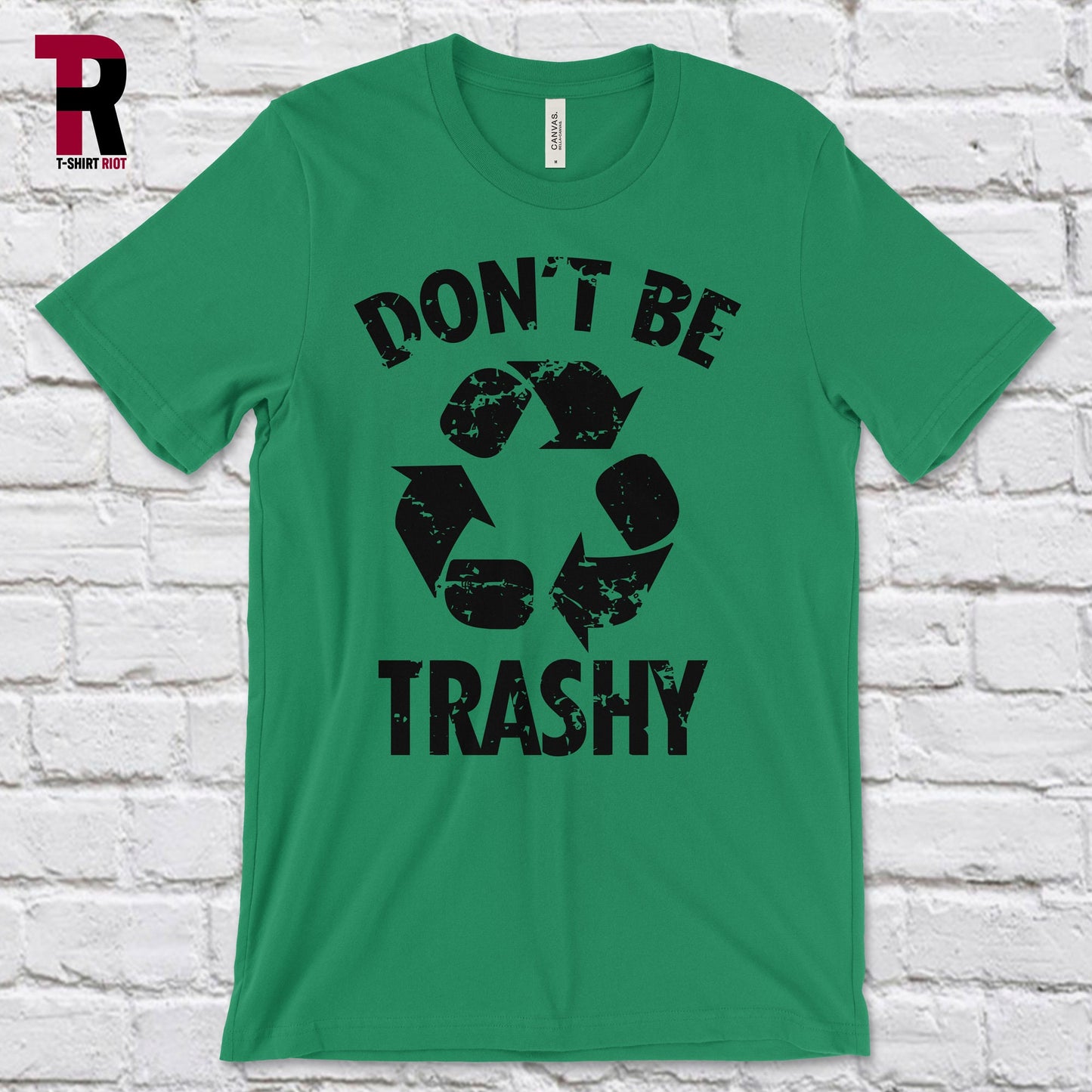 Don't Be Trashy Unisex Softstyle T-Shirt | Black Ink - SKU