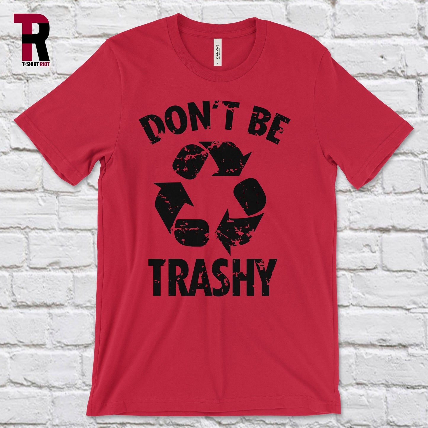 Don't Be Trashy Unisex Softstyle T-Shirt | Black Ink - SKU