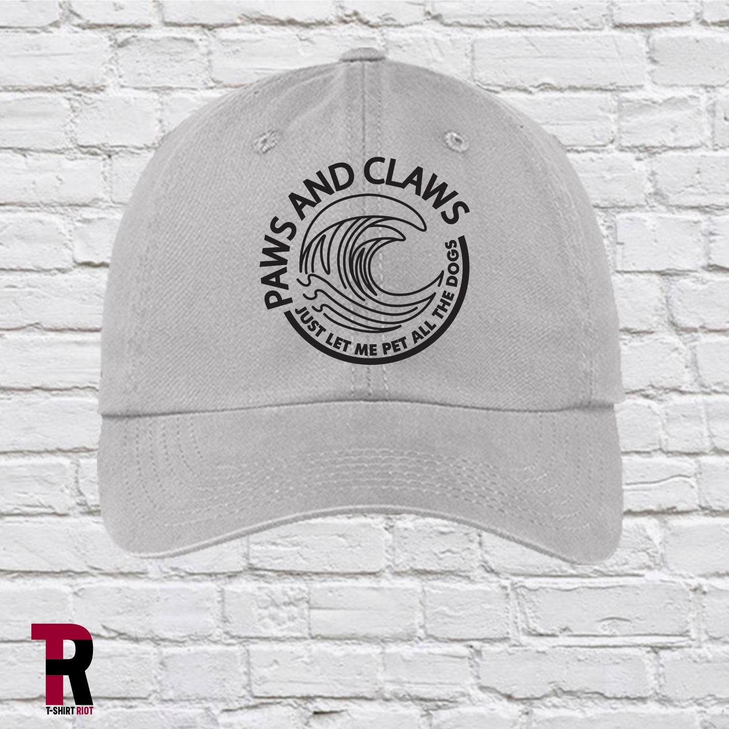 Paws and Claws | Low Profile Garment Washed Unstructured Hat - SKU