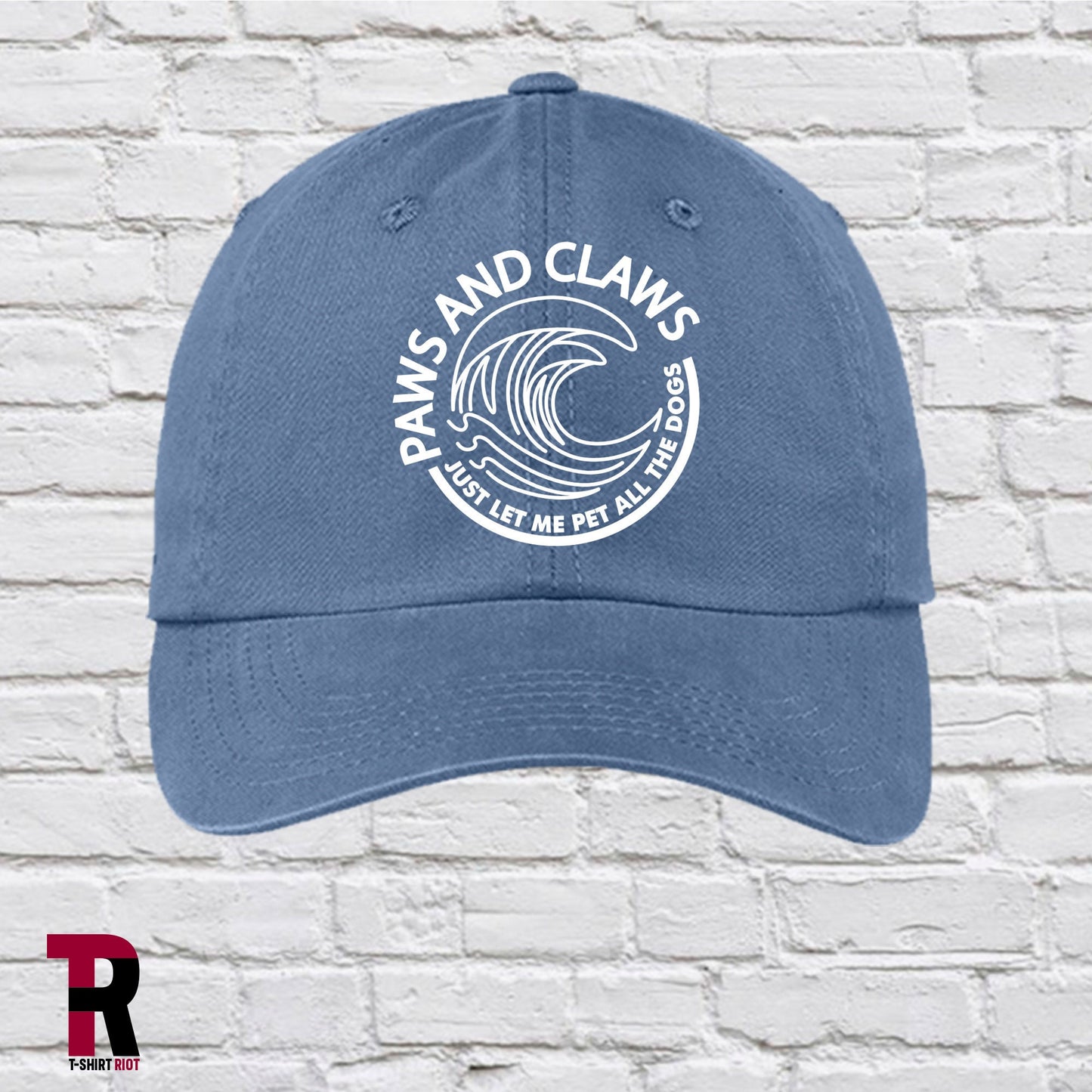 Paws and Claws | Low Profile Garment Washed Unstructured Hat - SKU