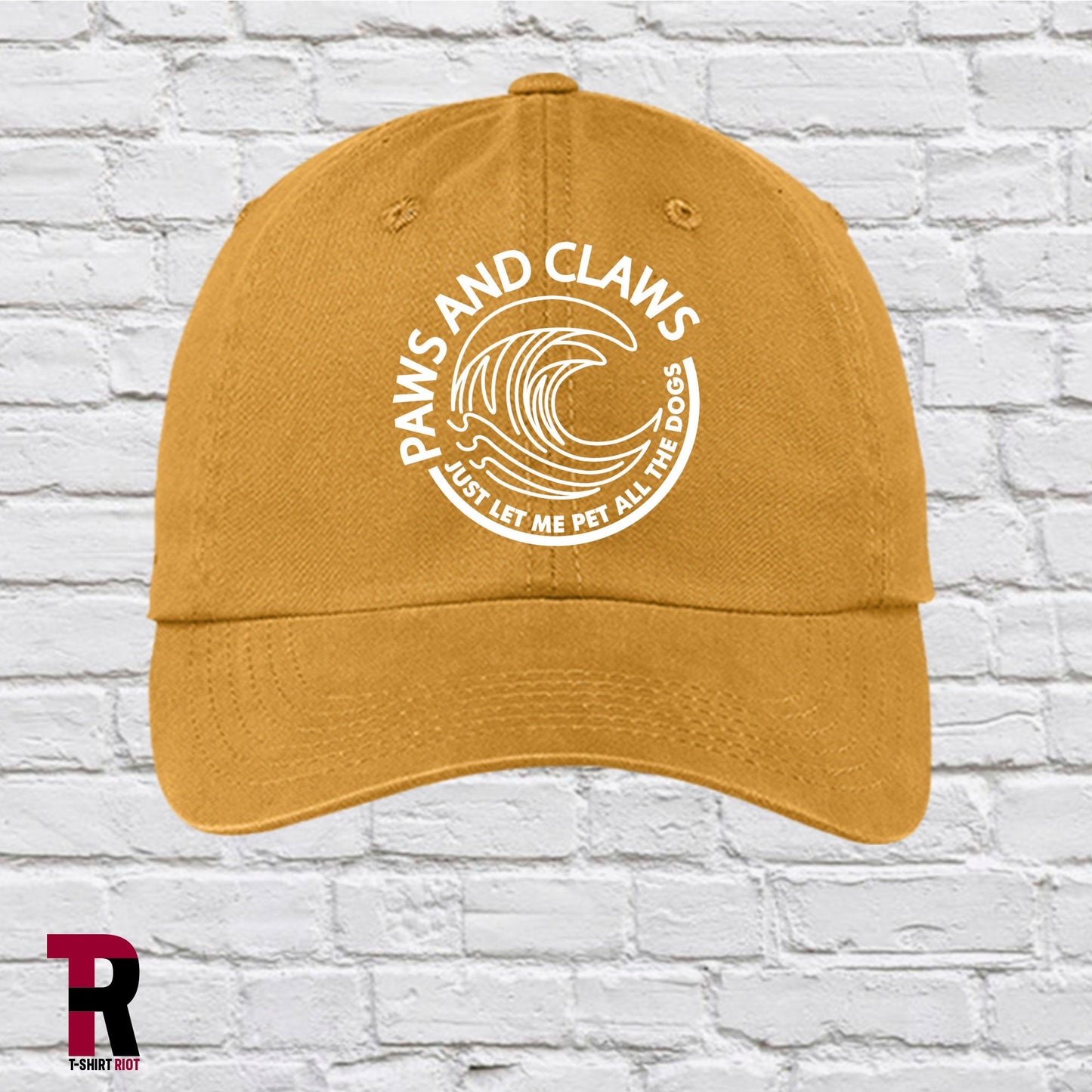 Paws and Claws | Low Profile Garment Washed Unstructured Hat - SKU