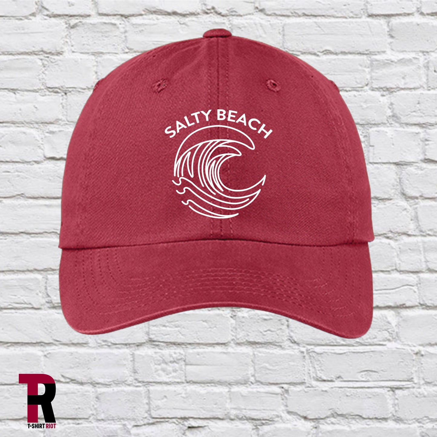 Salty Beach | Low Profile Garment Washed Unstructured Hat - SKU