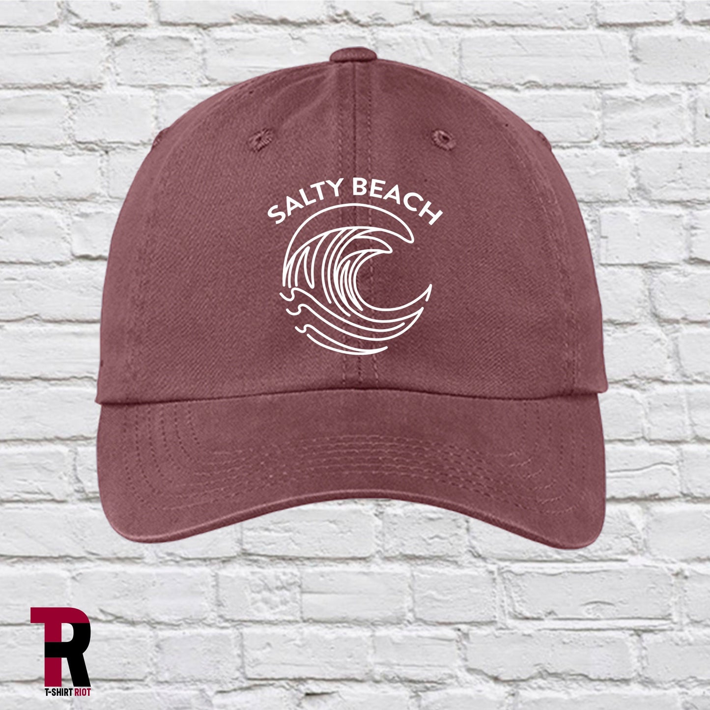 Salty Beach | Low Profile Garment Washed Unstructured Hat - SKU