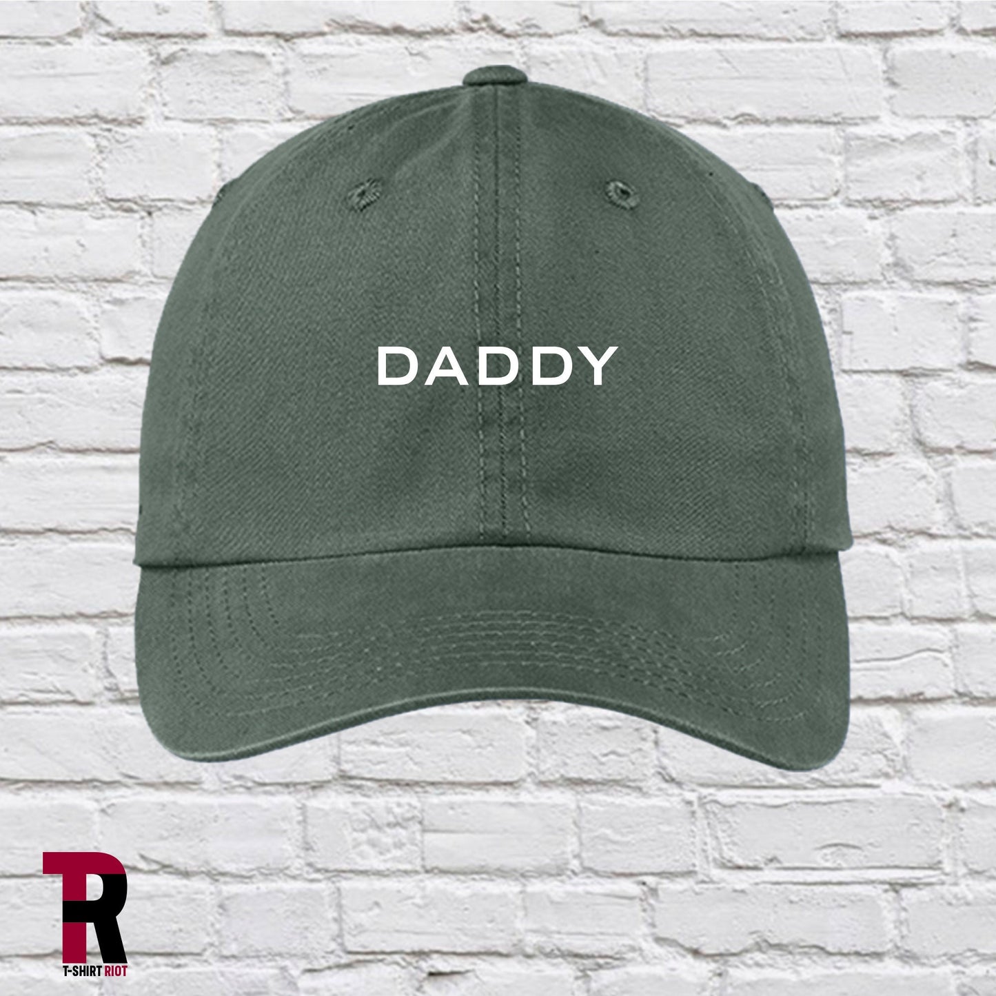 Low Profile "Daddy" Garment Washed Unstructured Hat | Gift for Dad - SKU