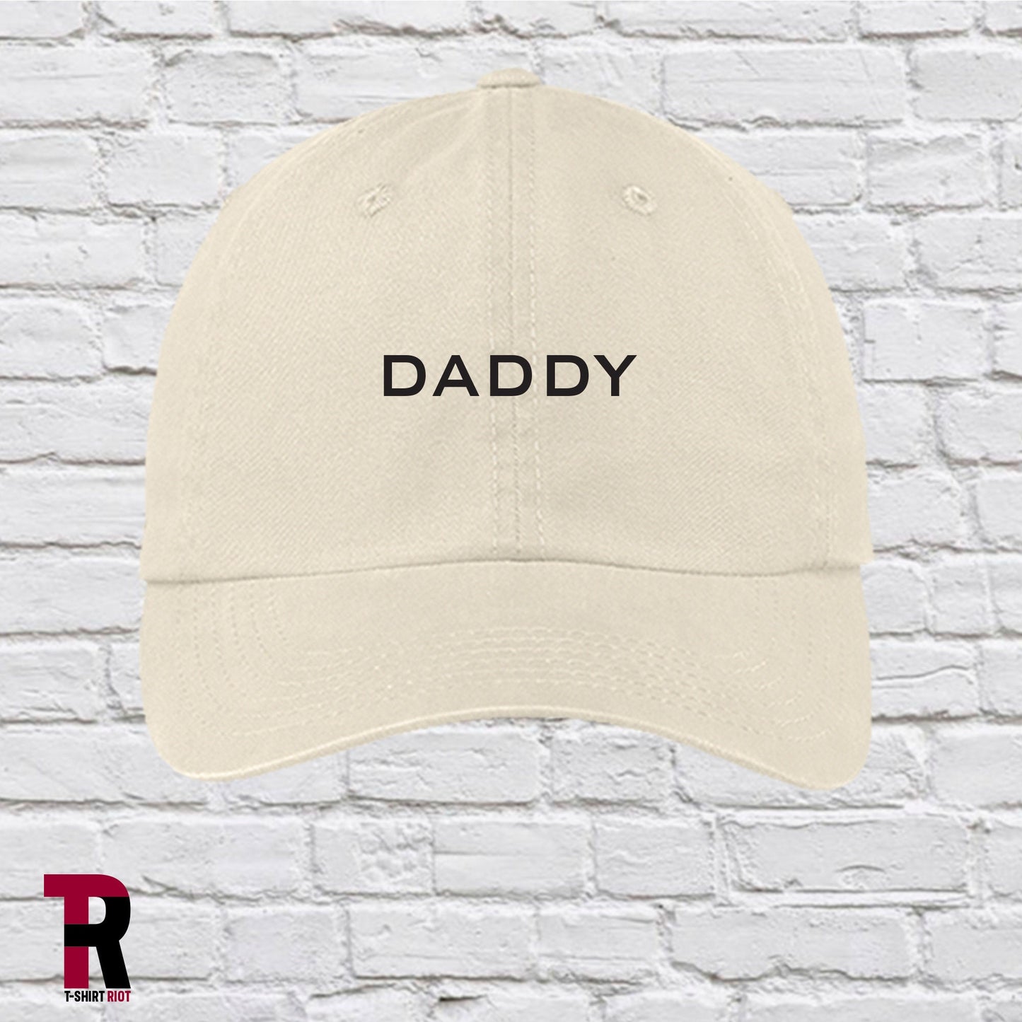 Low Profile "Daddy" Garment Washed Unstructured Hat | Gift for Dad - SKU