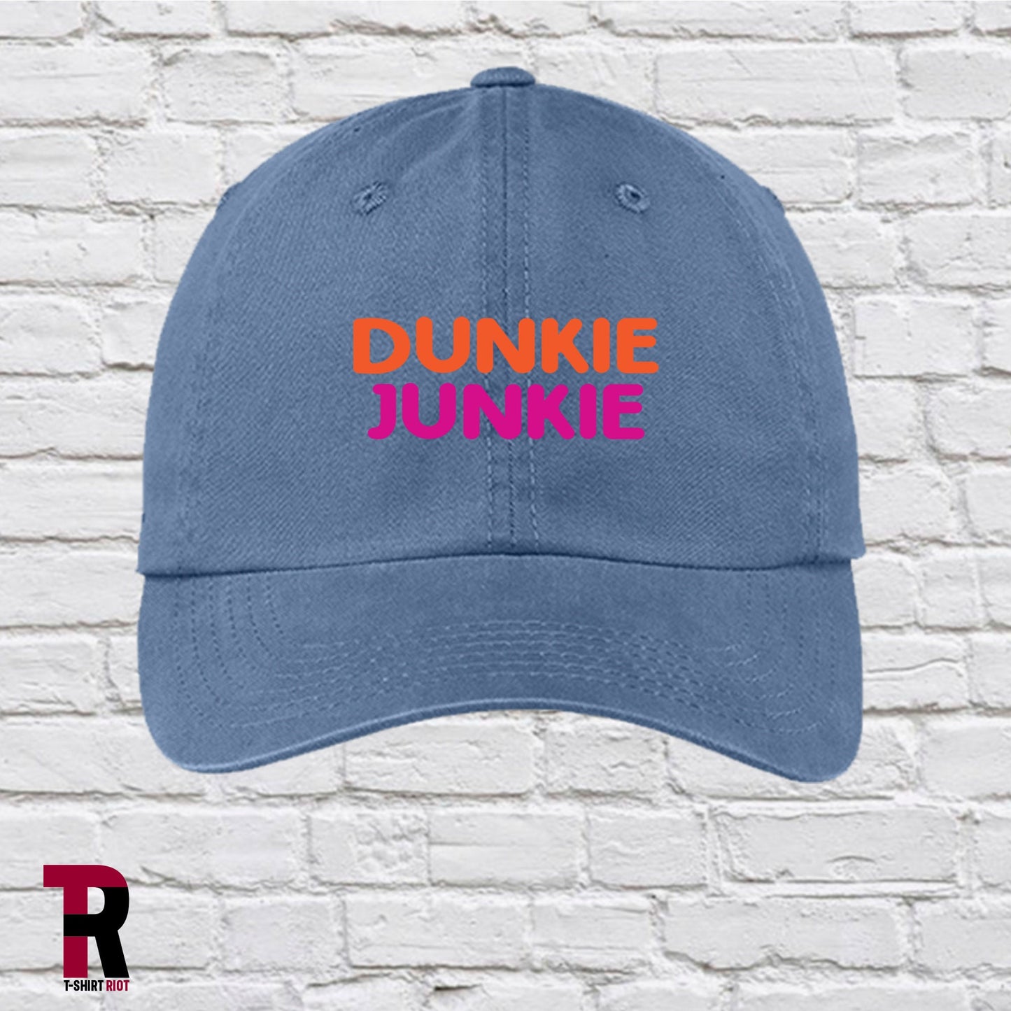 DUNKIE JUNKIE Garment Washed Low Profile Hat | Gifts for Coffee Lovers - SKU