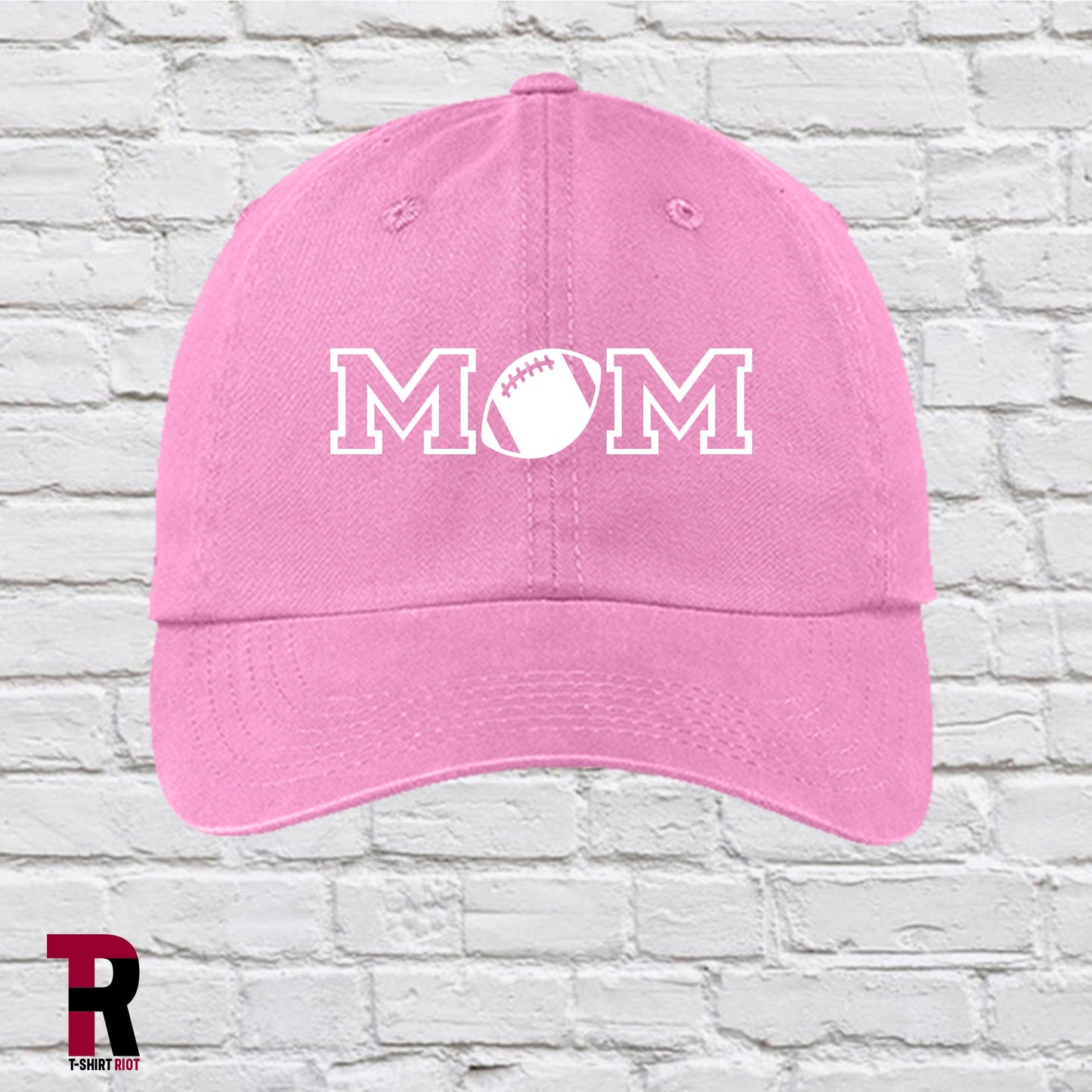 Football MOM Low Profile Garment Washed Hat