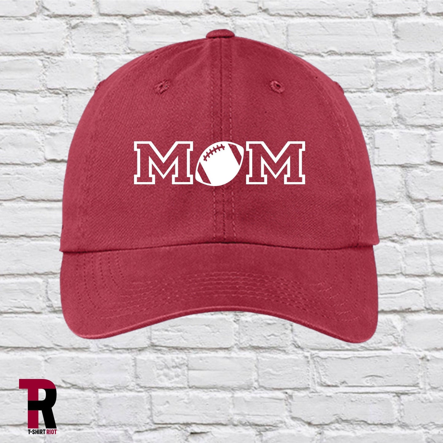 Football MOM Low Profile Garment Washed Hat