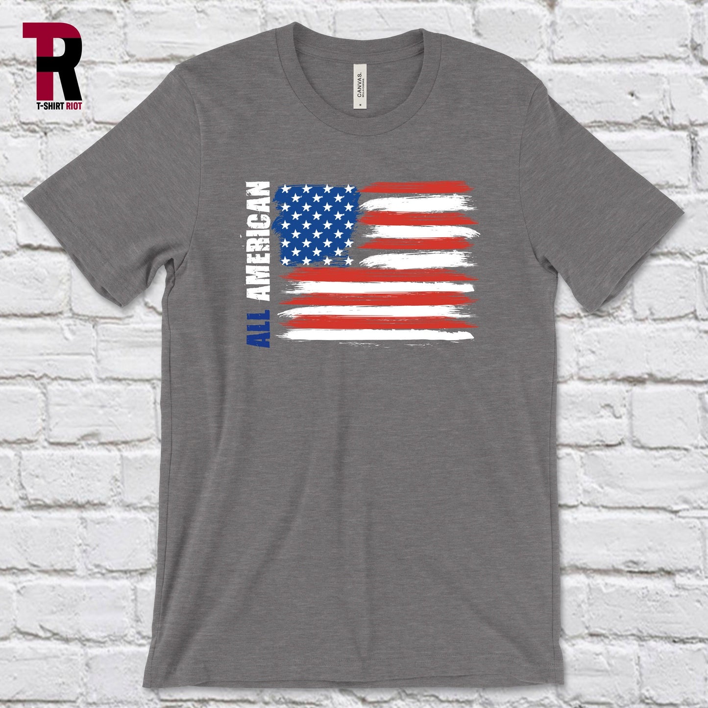 ALL AMERICAN Unisex Soft Style T-Shirt | Independence Day - SKU