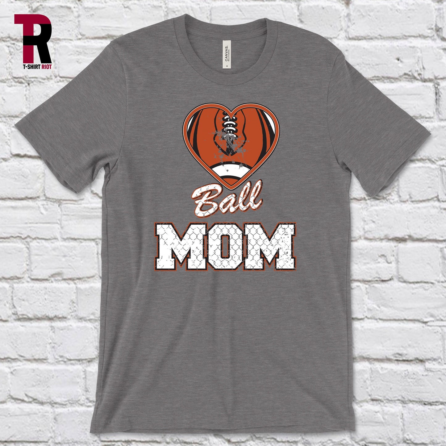 Football Mom Unisex Softstyle T-Shirt | Football Season - SKU