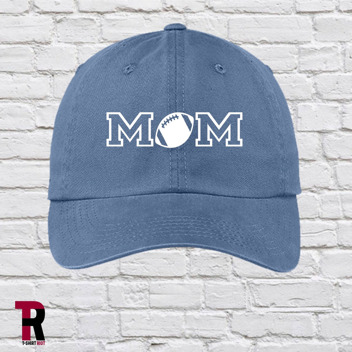 Football MOM Low Profile Garment Washed Hat