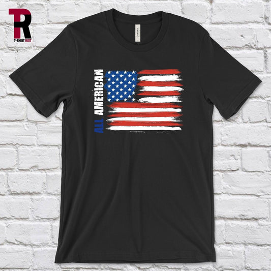 ALL AMERICAN Unisex Soft Style T-Shirt | Independence Day - SKU