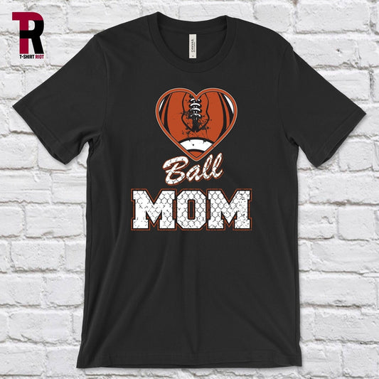 Football Mom Unisex Softstyle T-Shirt | Football Season - SKU