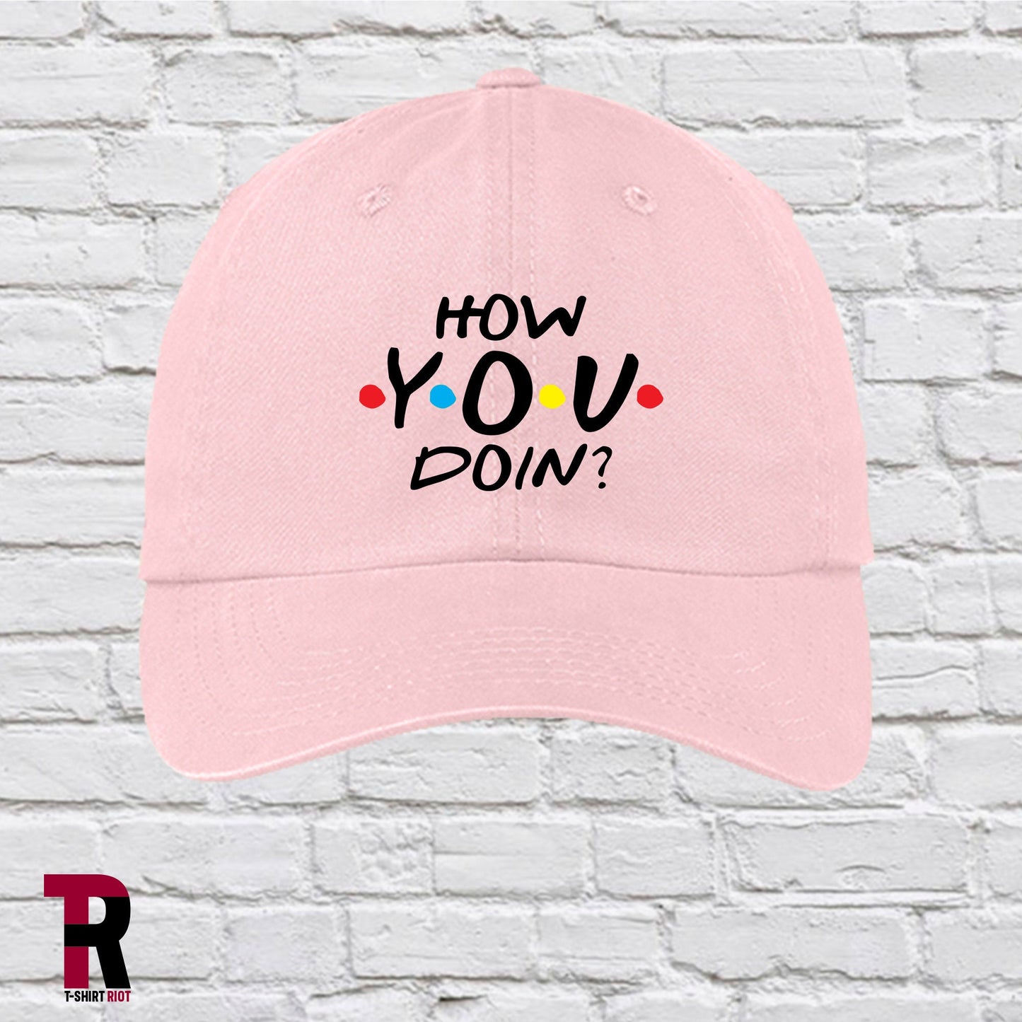 How YOU Doin? Low Profile Garment Washed Unstructured Hat | F.R.I.E.N.D.S   - SKU