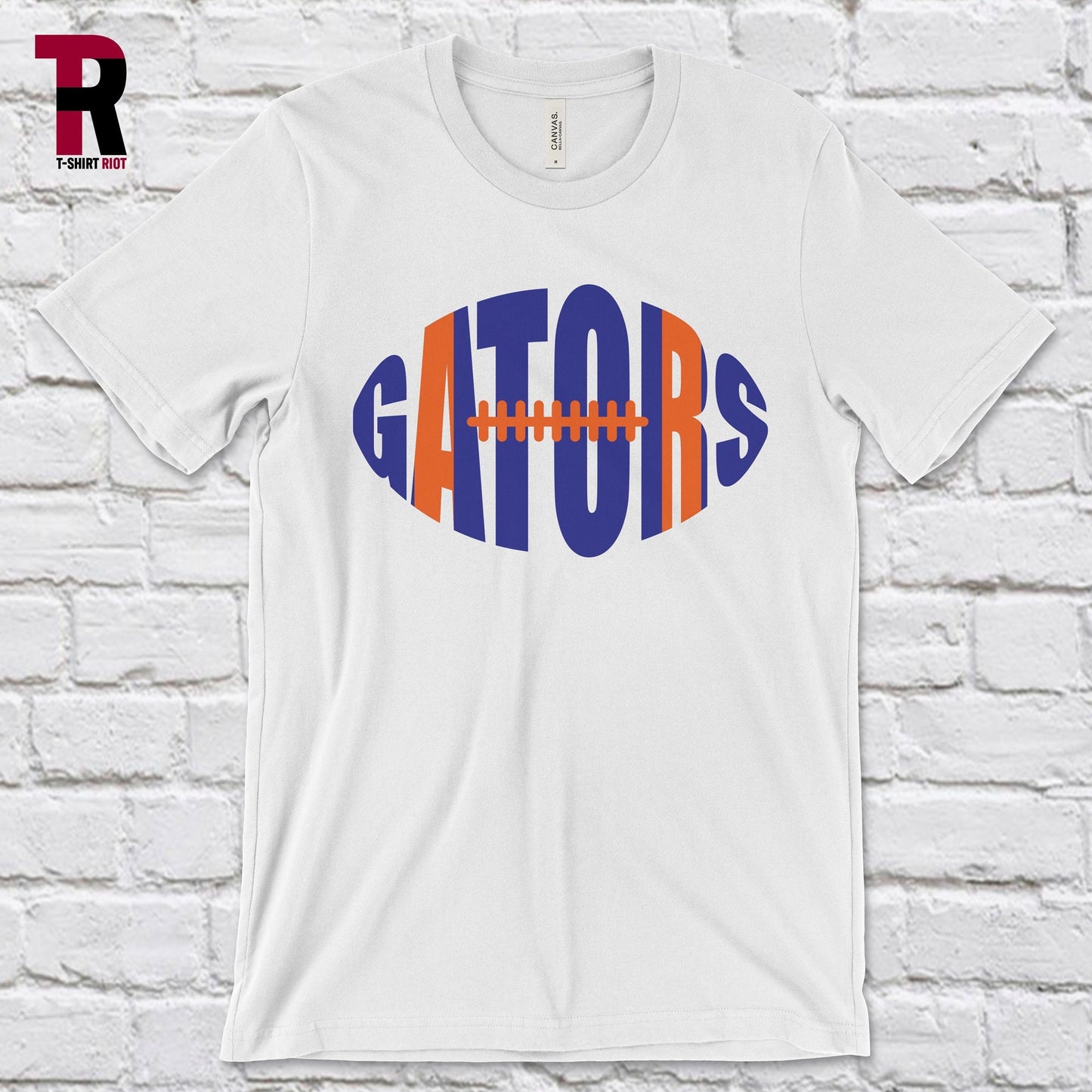 Gators Football Bella+Canvas Unisex T-Shirt | Blue and Orange Shirt | College Football | Swamp Shirt | FL Gators | Chomp Chomp | DTG - SKU