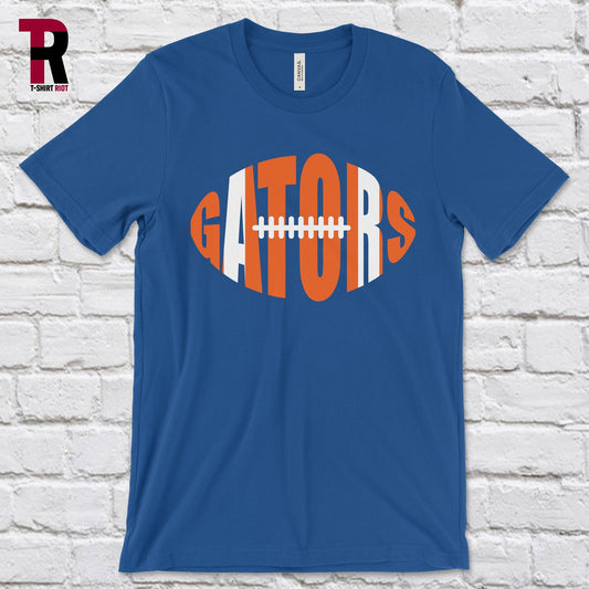 Gators Football Bella+Canvas Unisex T-Shirt | Blue and Orange Shirt | College Football | Swamp Shirt | FL Gators | Chomp Chomp | DTG - SKU