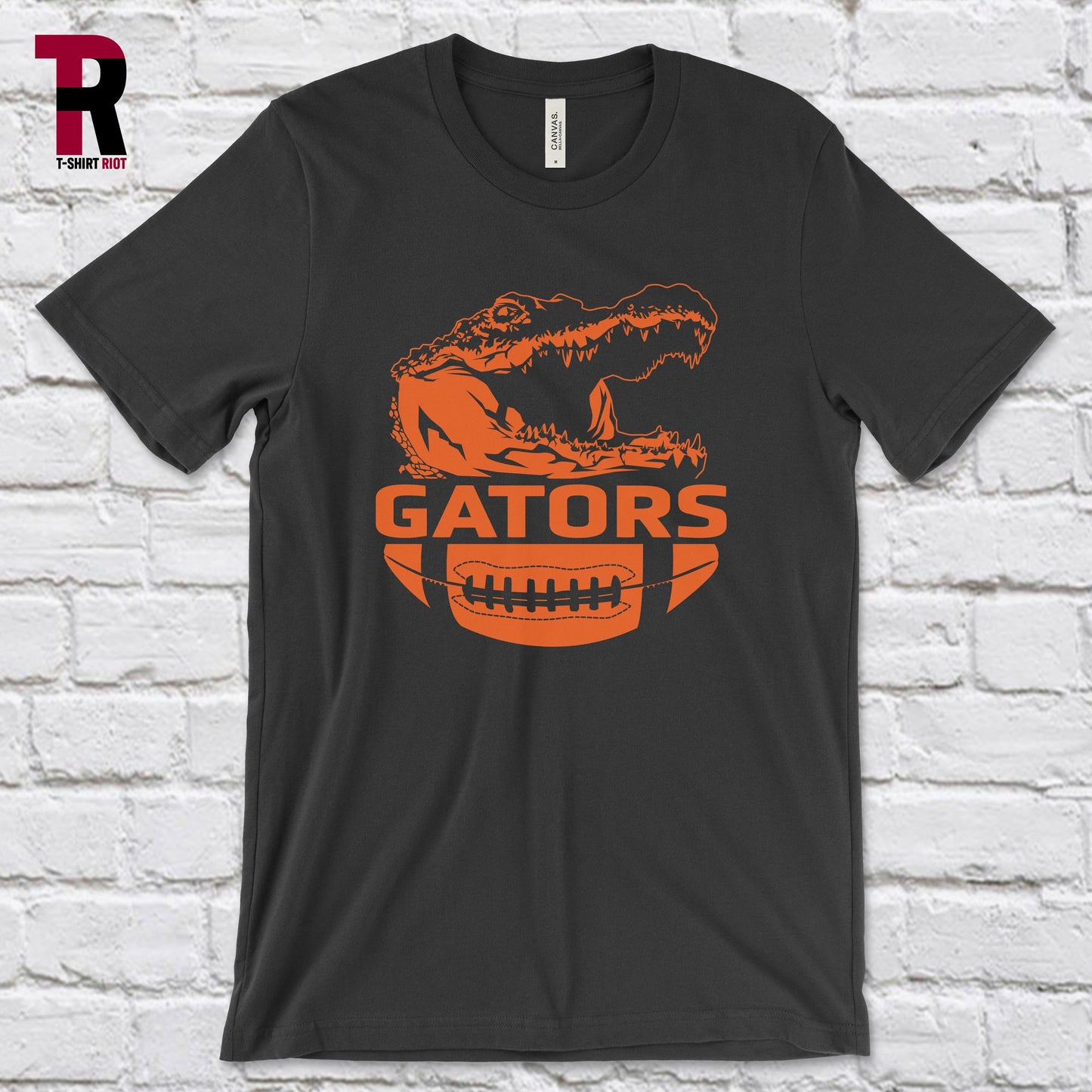 GO GATORS Unisex Bella+Canvas T-Shirt | Blue and Orange Shirt | College Football | Swamp Shirt | FL Gators | Chomp Chomp | Game Day Tee -SKU