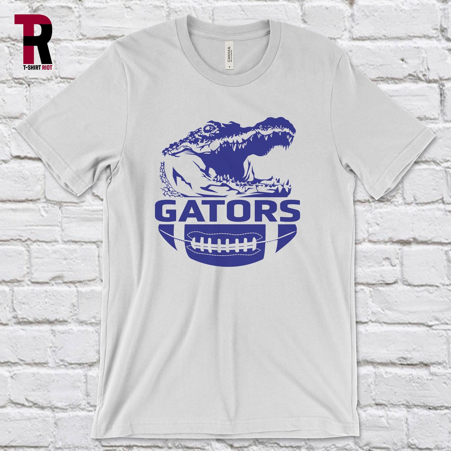 GO GATORS Unisex Bella+Canvas T-Shirt | Blue and Orange Shirt | College Football | Swamp Shirt | FL Gators | Chomp Chomp | Game Day Tee -SKU