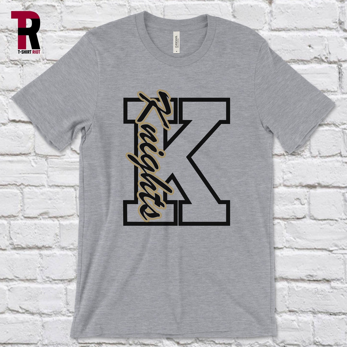 Knights Unisex District T-Shirt | UCF | College Football Tee | Black and Gold | Saturday Football | Knights Football | UCF Shirt | DTG - SKU