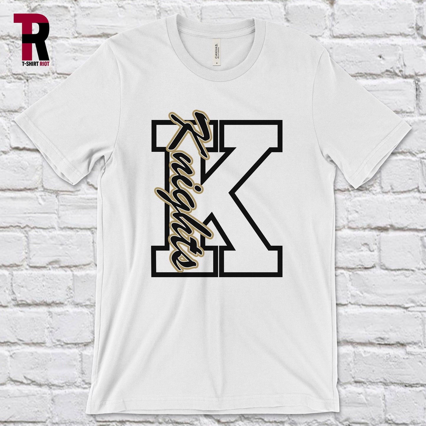 Knights Unisex District T-Shirt | UCF | College Football Tee | Black and Gold | Saturday Football | Knights Football | UCF Shirt | DTG - SKU