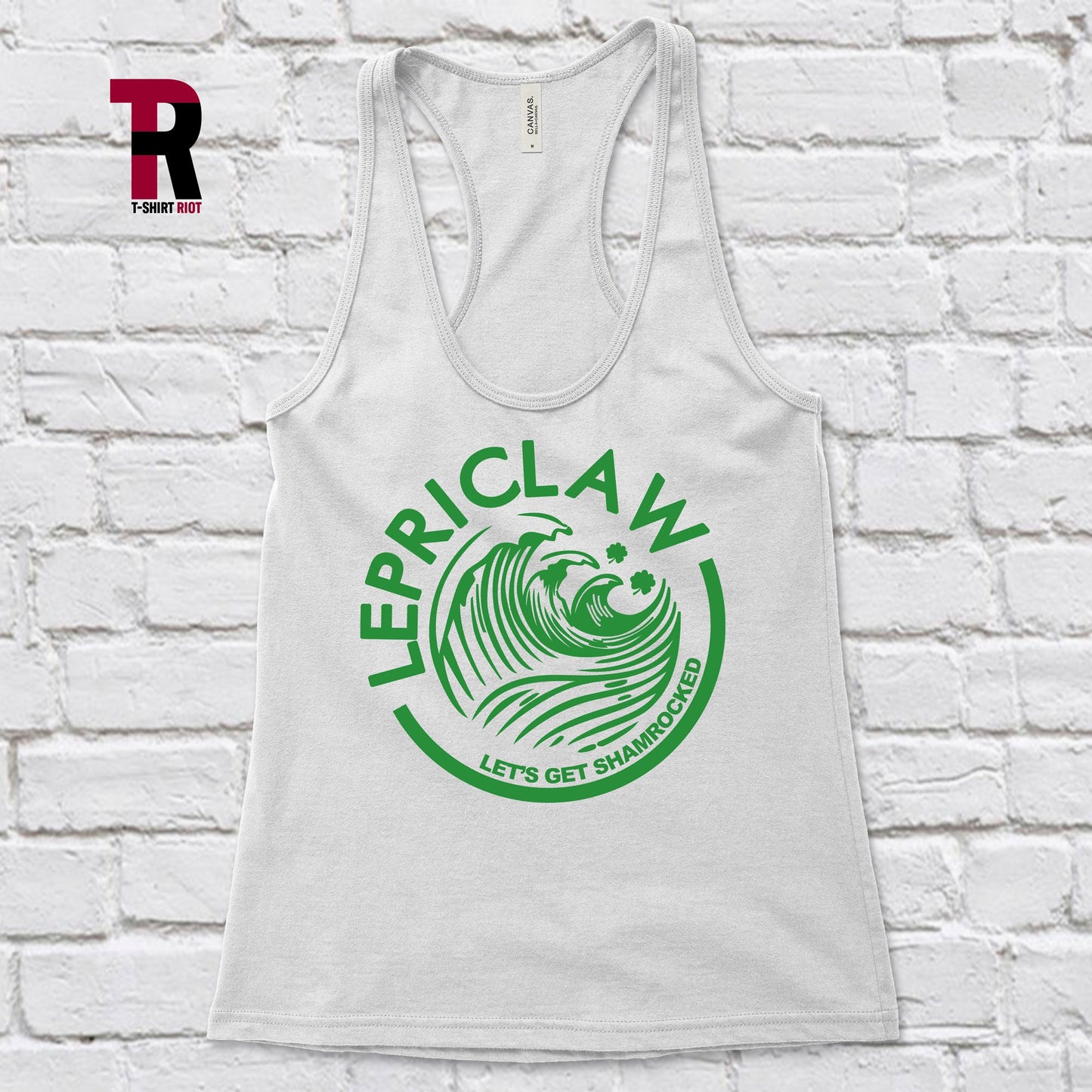 LEPRACHAUN St. Patty's Women's Bella+Canvas Tank Top | Irish Tank | St. Patty's Day Shirt | Cute St. Paddy's | Pinch Me | March 17th