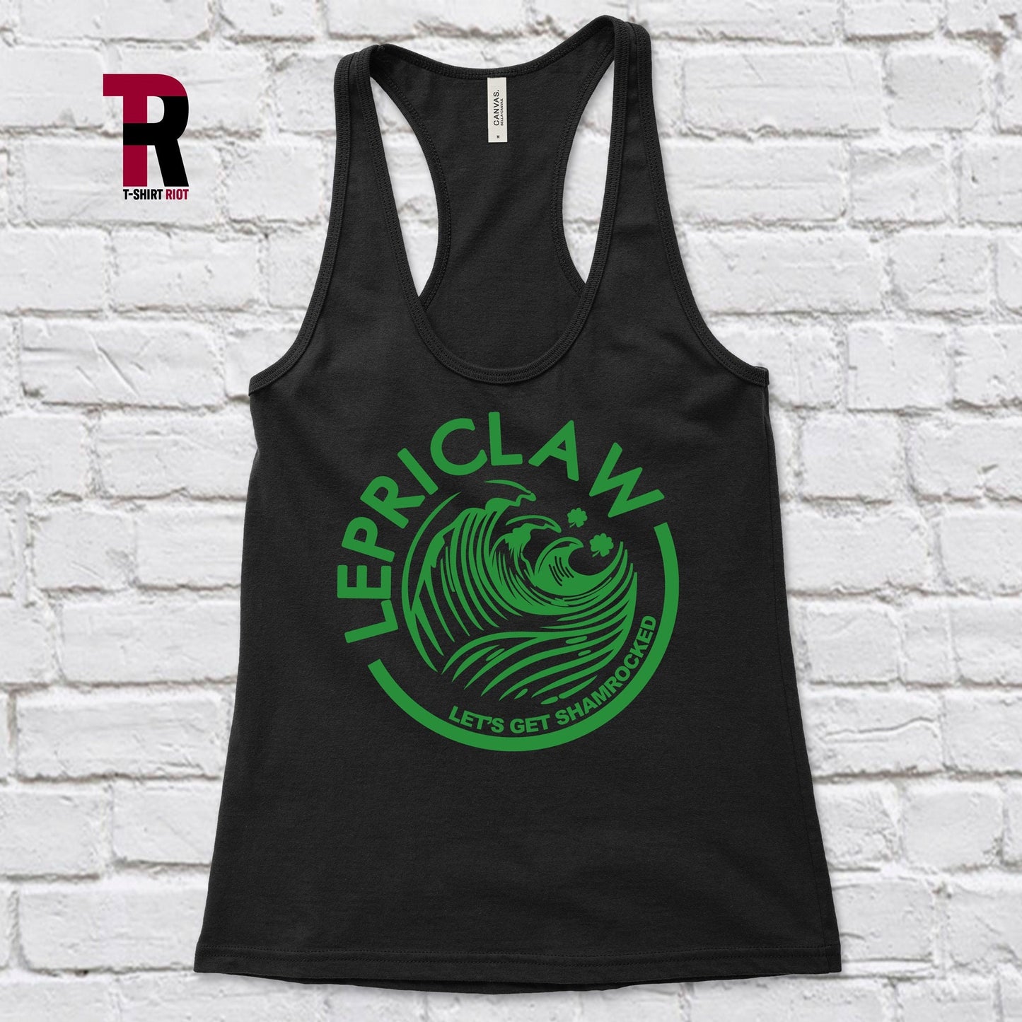 LEPRACHAUN St. Patty's Women's Bella+Canvas Tank Top | Irish Tank | St. Patty's Day Shirt | Cute St. Paddy's | Pinch Me | March 17th