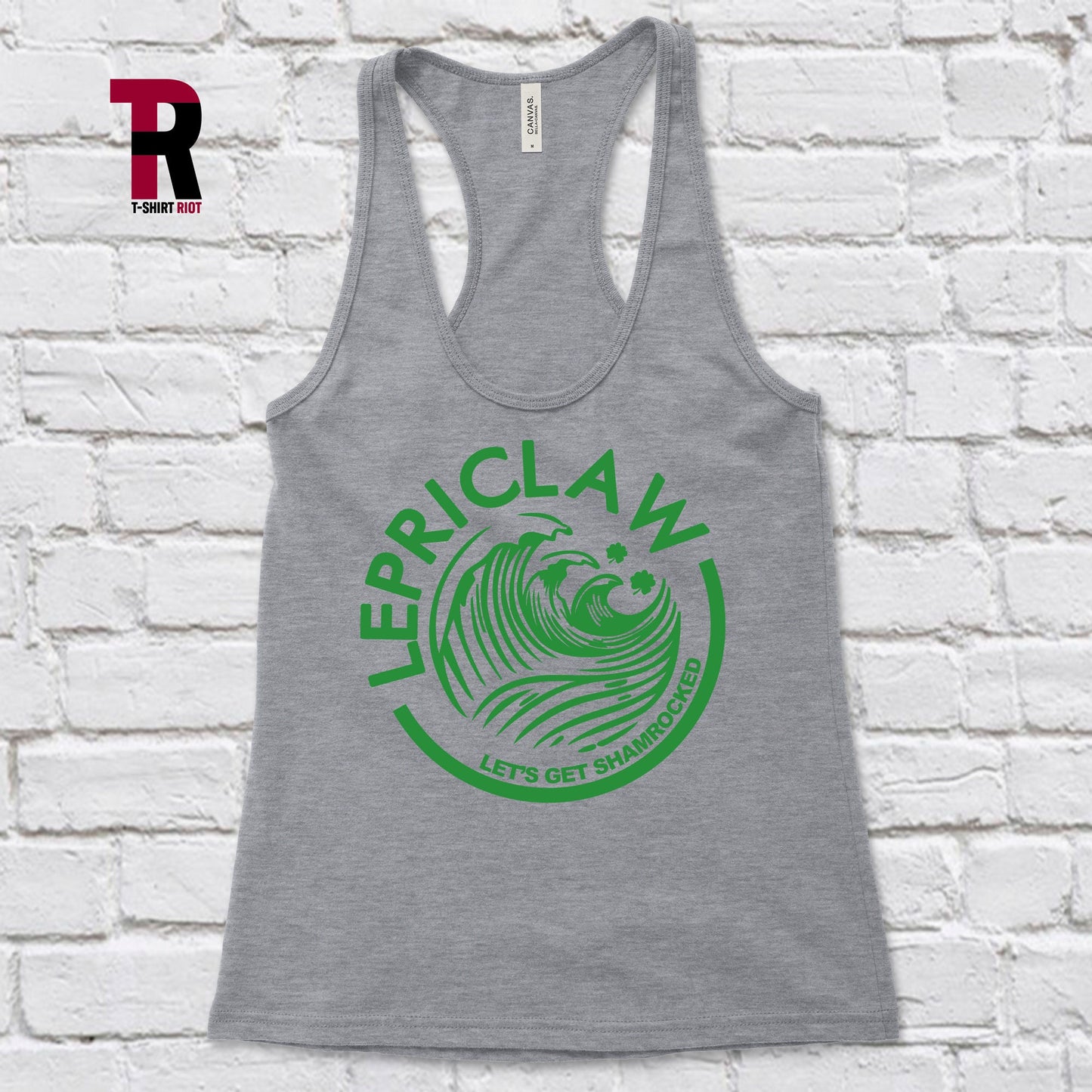 LEPRACHAUN St. Patty's Women's Bella+Canvas Tank Top | Irish Tank | St. Patty's Day Shirt | Cute St. Paddy's | Pinch Me | March 17th