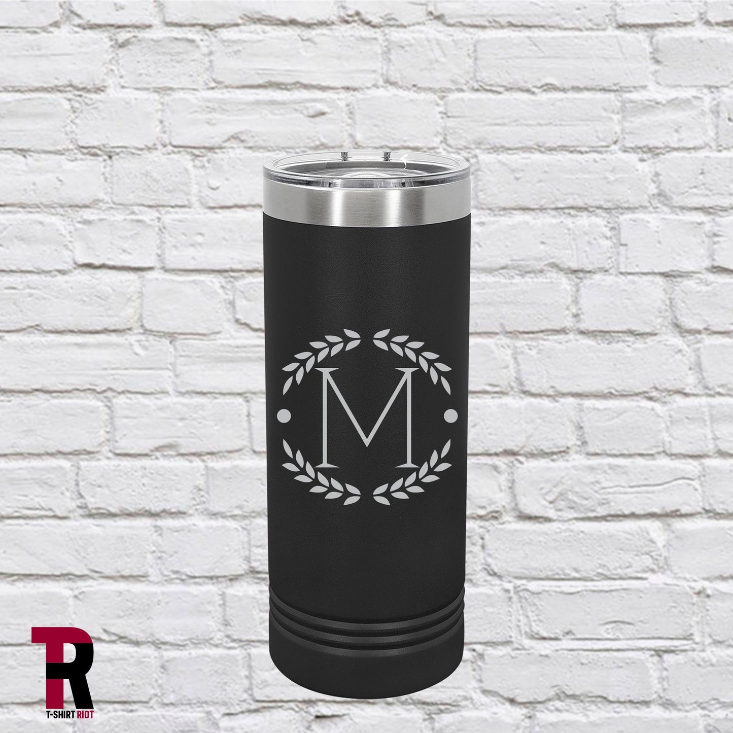 Monogrammed Laser Engraved 22oz Insulated Skinny Tumbler - SKU - NEEDS PERSONALIZATION