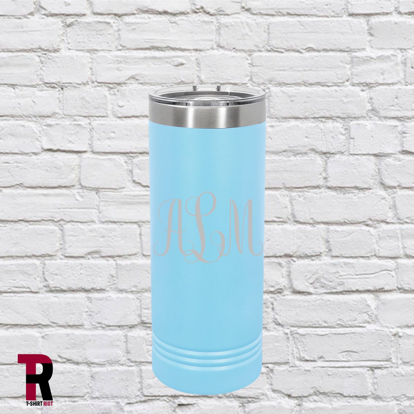 Monogrammed Laser Engraved 22oz Insulated Skinny Tumbler - SKU - NEEDS PERSONALIZATION