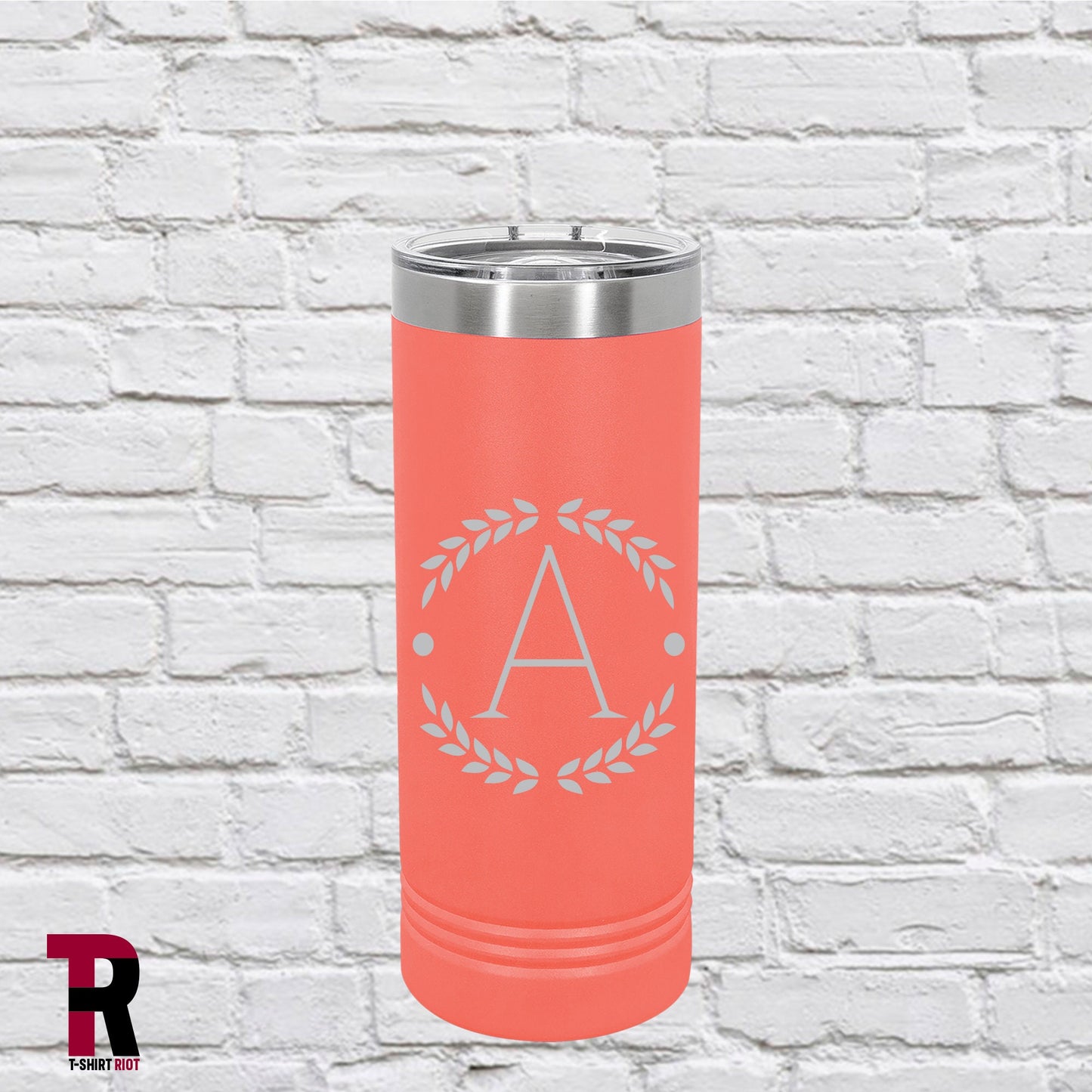 Monogrammed Laser Engraved 22oz Insulated Skinny Tumbler - SKU - NEEDS PERSONALIZATION