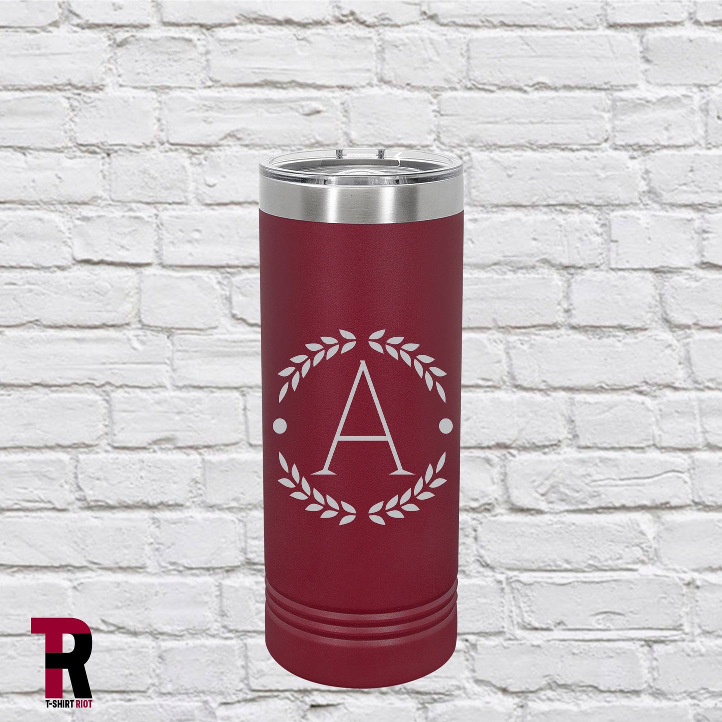 Monogrammed Laser Engraved 22oz Insulated Skinny Tumbler - SKU - NEEDS PERSONALIZATION