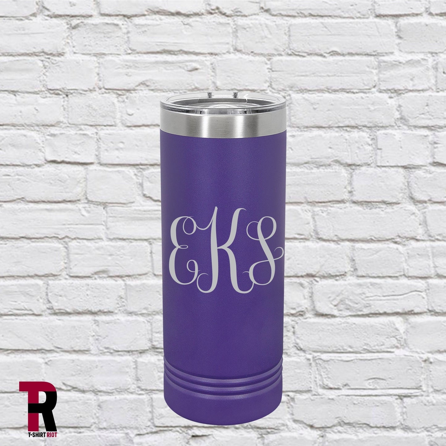 Monogrammed Laser Engraved 22oz Insulated Skinny Tumbler - SKU - NEEDS PERSONALIZATION