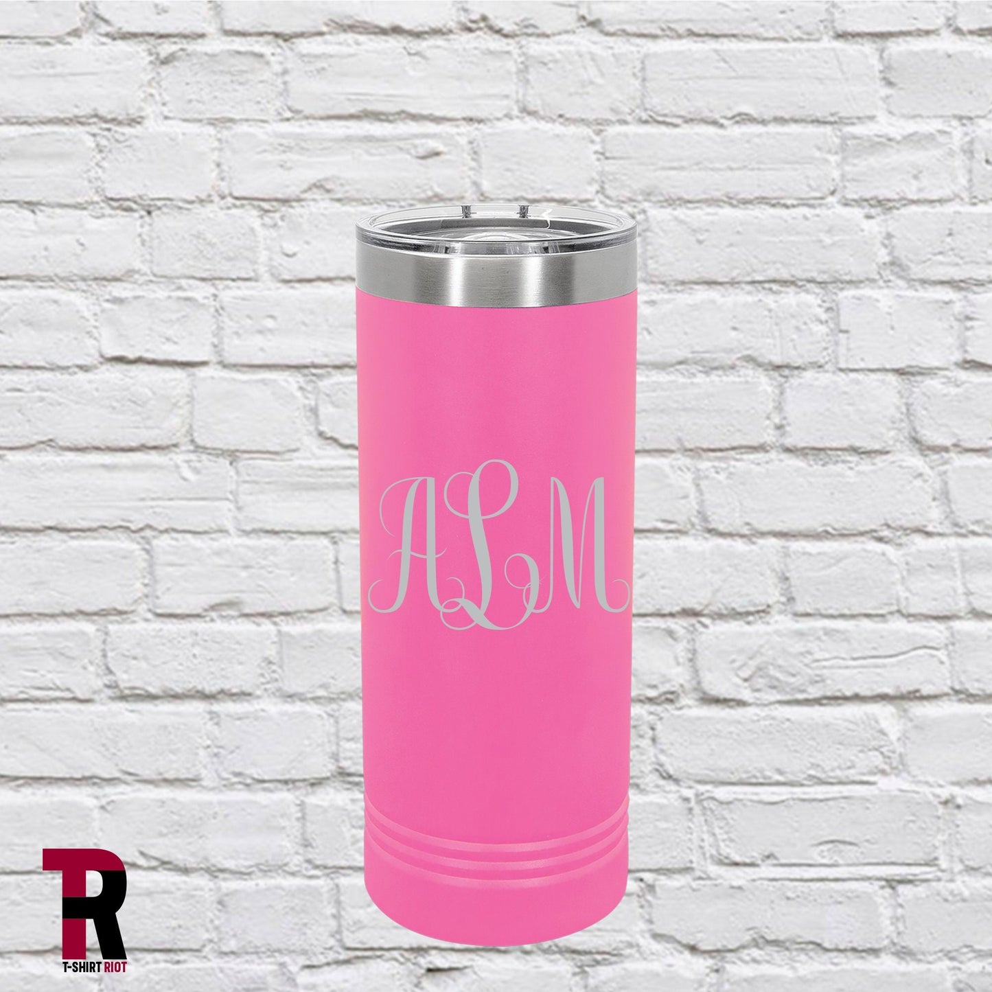 Monogrammed Laser Engraved 22oz Insulated Skinny Tumbler - SKU - NEEDS PERSONALIZATION