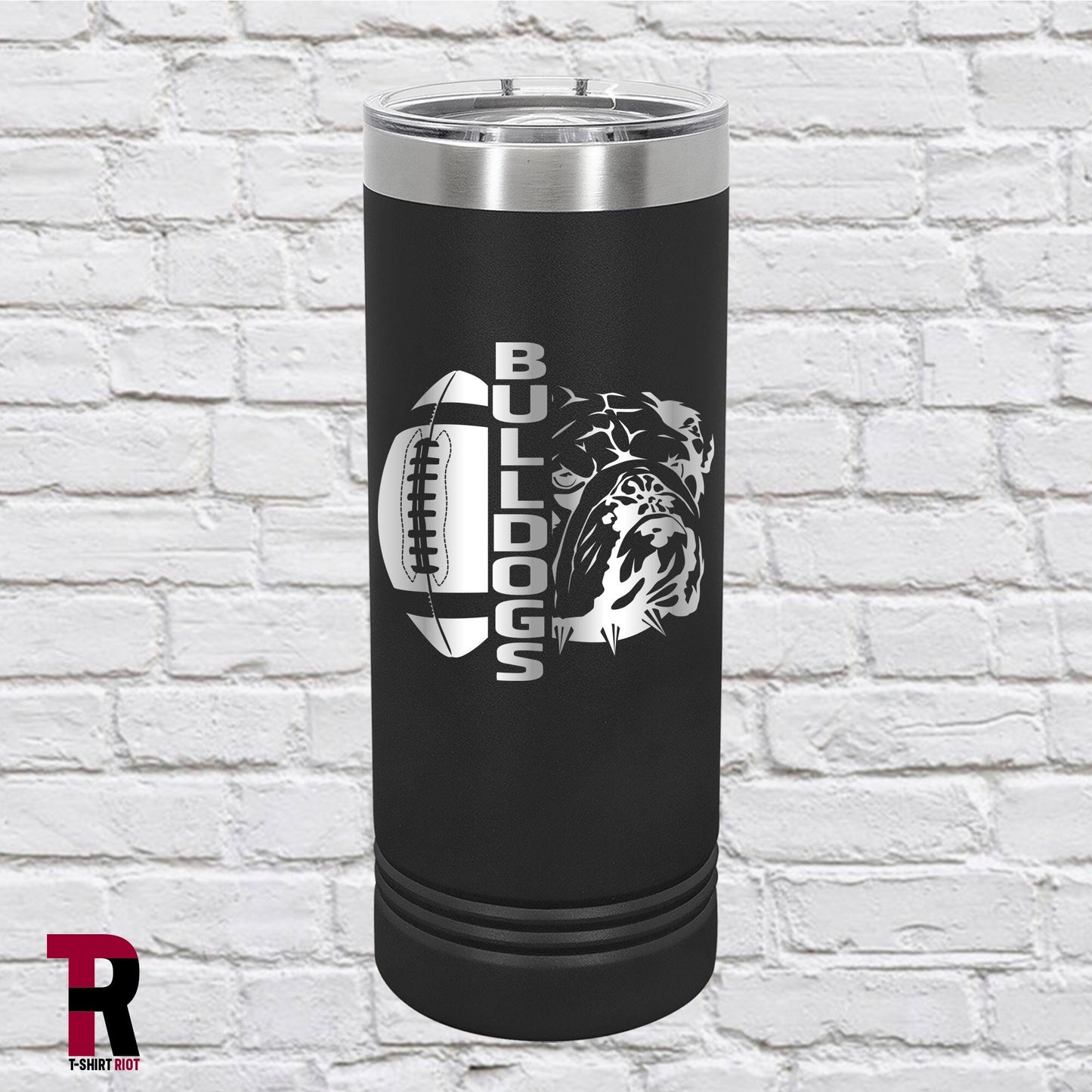 Georgia Bulldogs Laser Engraved 22oz Insulated Skinny Tumbler | UGA - SKU