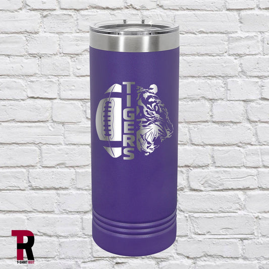 LSU Tigers Laser Engraved 22oz Insulated Skinny Tumbler | Louisiana State - SKU