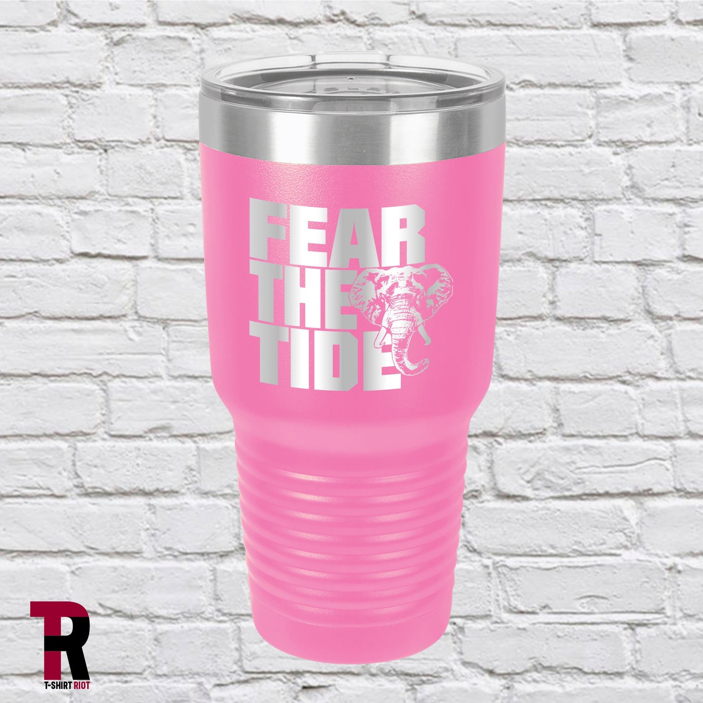 Fear The Tide Laser Engraved 30oz Tumbler | University of Alabama - SKU